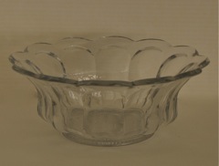 3341 Puritan Nappy, Flared, crystal,1903-1938